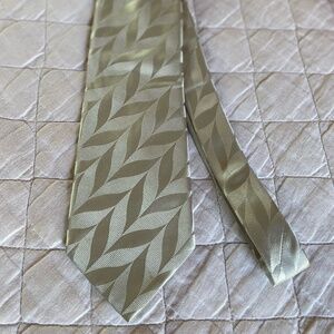 Armani Silver Silk Tie